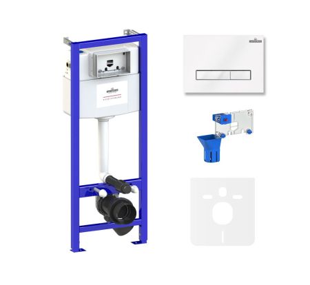 Комплект 5 в 1 инсталляции для подвесного унитаза Lavinia Boho Relfix 77010038, артикул 77010038