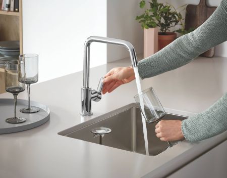 Смеситель для кухни GROHE Start 2021, высокий излив, хром (30470000), артикул 30470000