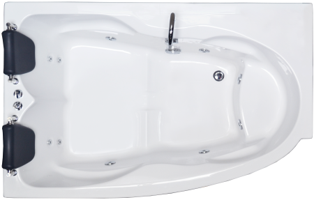 Акриловая ванна Royal Bath SHAKESPEARE RB652100 с каркасом 170х110х67 L, артикул RB652100K-L