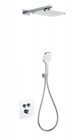 Душевая система с термостатом встраиваемая WONZON & WOGHAND, Хром (WW-B4003-CR)