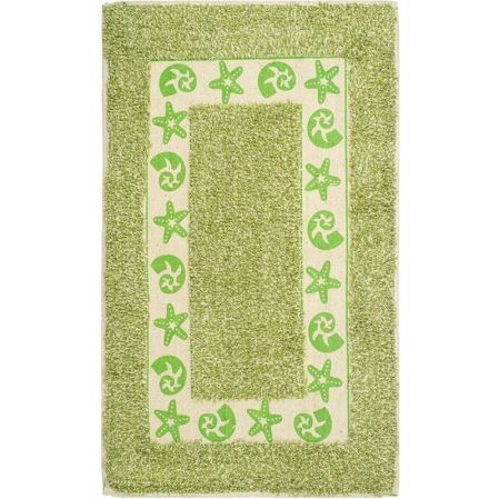 Коврик для ванной комнаты Fora 75х45 FOR-M002Gr Эконом Зелёный