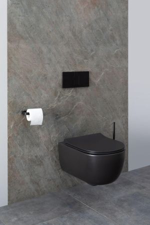 Чаша подвесного унитаза Allen Brau Priority 4.31001.31 черный матовый, артикул 4.31001.31