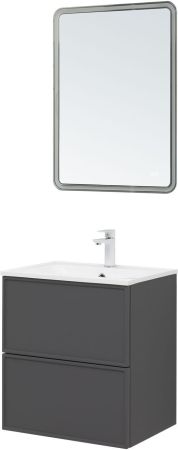 Тумба под раковину Aquanet Арт 60 ясень графит, артикул 00329063