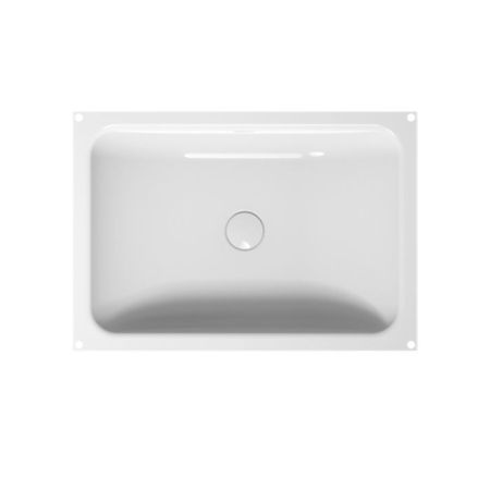 BETTEONE Раковина встраиваемая под столешницу 587х408х130 мм, с шумоизоляцией без отв.под смесит. с переливом., артикул A136-000