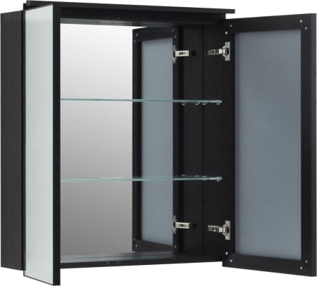 Зеркальный шкаф De Aqua Алюминиум 70 черный