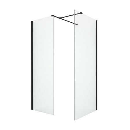 Душевое ограждение NEW TRENDY NEW MODUS BLACK 150x100x200 EXK-1299 (черный), артикул EXK-1299