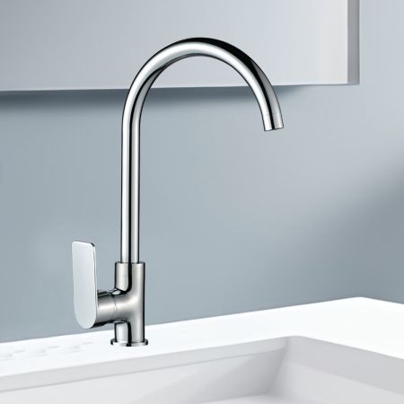 Смеситель для кухни WesnaArt RAY RAY11-110, хром, артикул RAY11-110