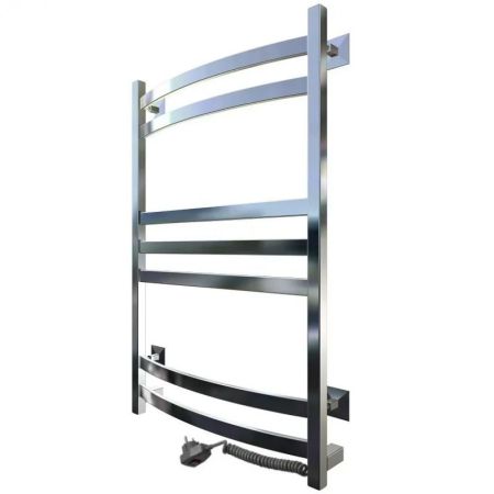 Электрический полотенцесушитель Тругор ПЭК 21 КВ 80x50 Хром, артикул Пэк21кв/8050