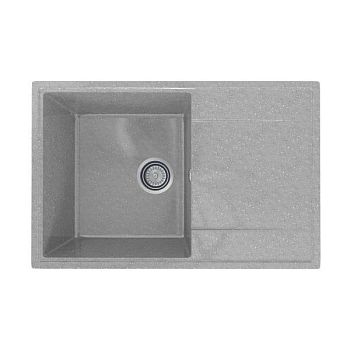 Кухонная мойка Practik PR-M-735-003 (без сифона), светло-серый