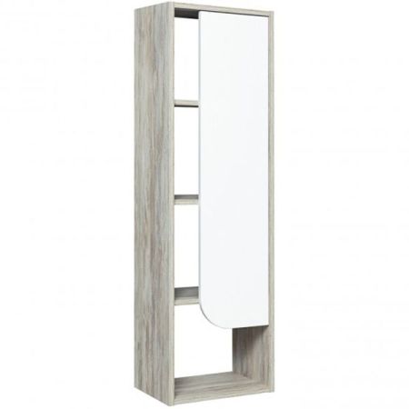 Шкаф пенал Runo Сити 35 4620750028794 подвесной Скандинавский Дуб Белый, артикул 4620750028794