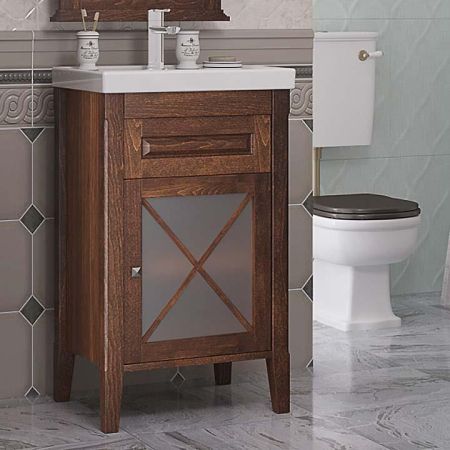 Мебель для ванной Палермо 50 правый Opadiris Светлый орех, артикул 