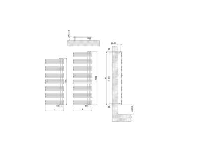 Cordivari Kelly Electric, полотенцесушитель электрический 1420/500, цвет хром, артикул 3581780500002