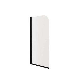 Шторка на ванну распашная Knotlor BS070CG0BL 140х70, черный