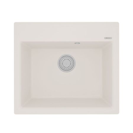 Кухонная мойка Lemark HANKA 570 врезная прямоугольная из кварцгранита цвет: Жасмин  (9910016), артикул 9910016