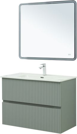 Тумба под раковину Aquanet Джейн 90 мисти грин, артикул 00313319