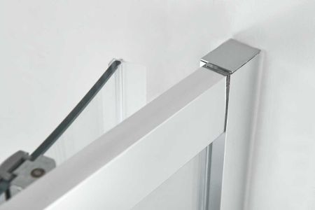 Душевой уголок Alhpa VSQ-3AL900MT, 900*900, хром, стекло текстурное, артикул VSQ-3AL900MT