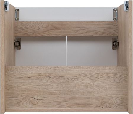 Тумба под раковину Aquanet Оптима 60 дуб светлый/белый сатин, артикул 00344799