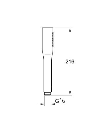 Ручной душ GROHE Vitalio Get, (1 режим), хром (27458000) Ручной душ GROHE Vitalio Get, (1 режим), хром (27458000)