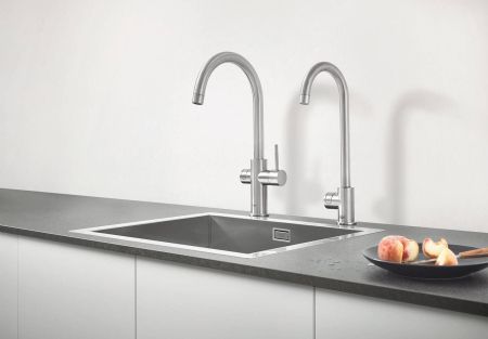 Смеситель для кухни GROHE Red Duo, бойлер L-size, суперсталь, (30079DC1), артикул 30079DC1