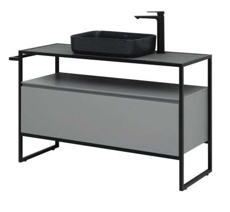 Тумба под раковину Allen Brau Priority 120 1.31004.PGM платина матовый, артикул 1.31004.PGM