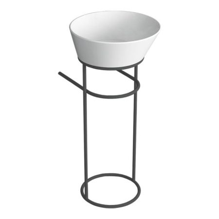 SIMAS WAVE Раковина чаша круглая  42х42х16,5 см, без отв под смеситель,цвет белый, артикул WA01 bi*0