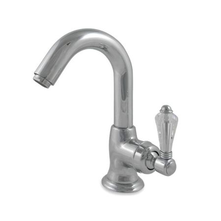 Nicolazzi Cristallo Смеситель для раковины однорычажный, с донным клапаном, цвет: хром