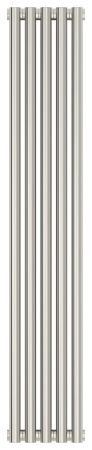 Отопительный радиатор ЭСТЕТ-0 н/ж 1200х225 / 5 сек (МУАР Темный Титан)