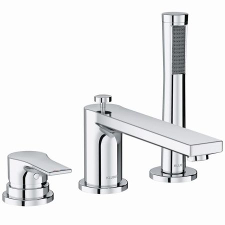 Смеситель для ванны с душем  KLUDI ZENTA 484480565 (хром, L-22 H-11,5), шт, артикул 484480565