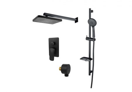 AQ1074MB ВЕГА Set 4 в 1 (AQ1046MB+AQ2081MB+AQ2454MB+AQ2011MB), матовый черный, артикул AQ1074MB