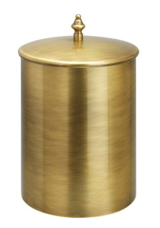 Stil Haus, круглое ведро с крышкой, ручка от коллекции Prisma, цвет бронза, артикул 994PR(25)