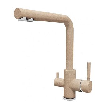 Смеситель для кухни с подключением фильтра Dr. Gans Акцент 339.06H.2123.405, терра