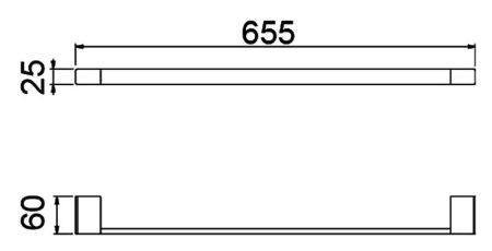 Полотенцедержатель Timo Selene 14053/03 Черный, артикул 14053/03