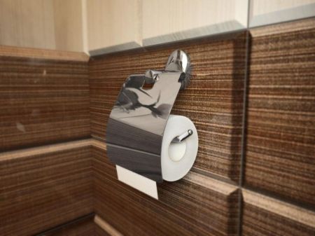 Держатель туалетной бумаги Elghansa Worringen WRG-300 с крышкой Хром