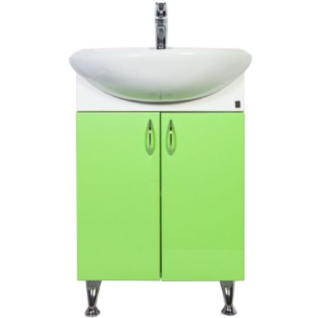 Тумба с раковиной Orange Роса Ro-60TUL Салатовая, артикул Ro-60TUL