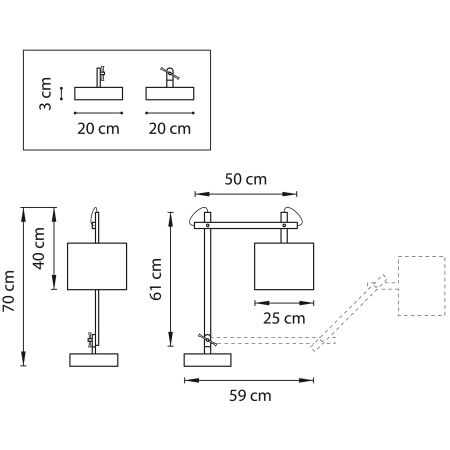 Настольная лампа Meccano Lightstar 766919, артикул 766919