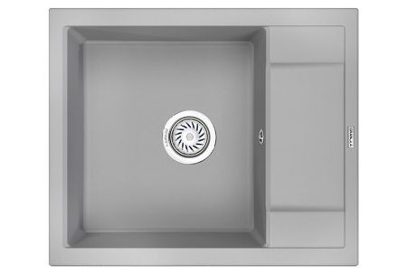 Кухонная мойка Granula 6002, АЛЮМИНИУМ, артикул 6002, АЛЮМИНИУМ