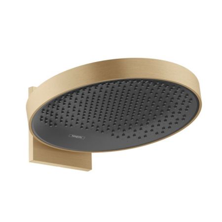 HG Rainfinity Верхний душ 360 1jet с настенным креплением, шлифованная бронза, артикул 26230140