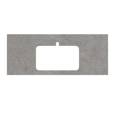 Спец. декоративное изделие для раковин, встраиваемых сверху, 120 см Фондамента серый, артикул PL2.DL500920R\120