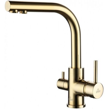 Смеситель для кухни Paulmark Essen Es213011-G Золото, артикул Es213011-G