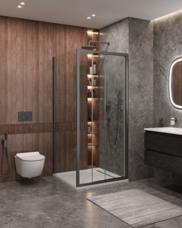 MOLVENO-AF-31-100-C-CR-IV Душевой уголок, артикул MOLVENO-AF-31-100-C-CR-IV