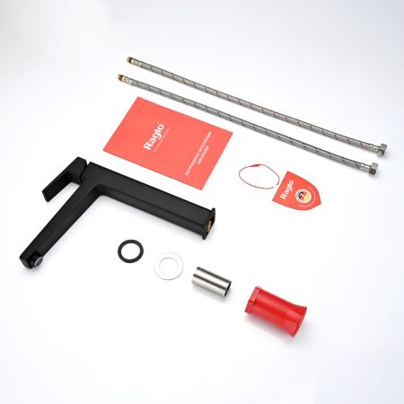 Смеситель для раковины Raglo R30.15.06, черный