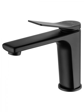 Смеситель для раковины WONZON & WOGHAND, Черный матовый (WW-XH-012-MB), артикул WW-XH-012-MB