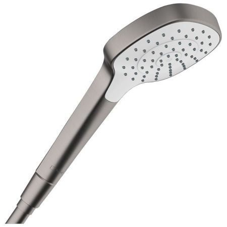 HG Croma Select E Ручной душ 110 1jet (Rain), цвет: шлифованный черный хром