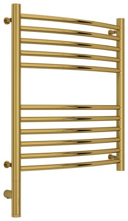 Полотенцесушитель, Сунержа, Богема 3.0, электрический, ширина, мм-532, глубина, мм-103, высота, мм-724, подключение-слева, электрокомплект-МЭМ, мощность, Вт-300, материал-нержавеющая сталь, цвет-золото, артикул 03-5802-6050
