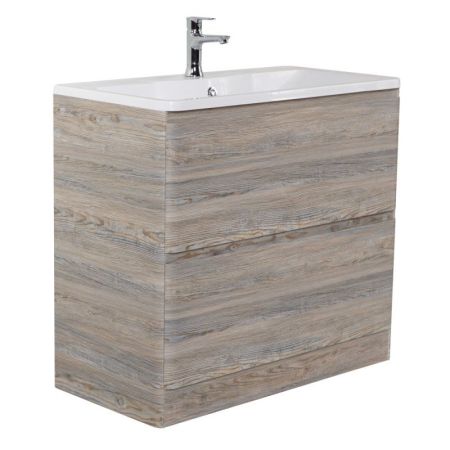 ALBANO База под раковину напольная с двумя выкатными ящиками, Bianco Lucido, 900x450x810, ALBANO-900-2C-PIA-BL, артикул ALBANO-900-2C-PIA-BL