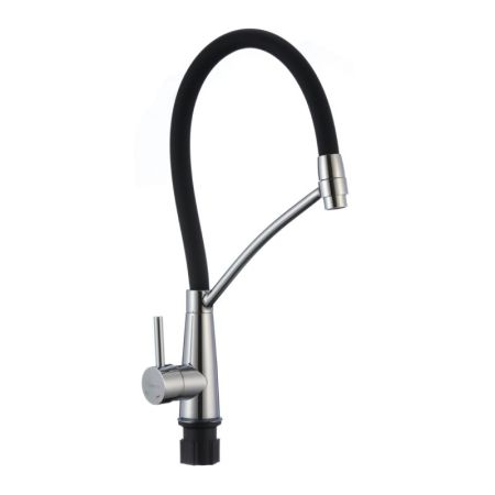 Смеситель для кухни с гибким изливом Fmark FS8255A-01, хром