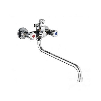 Смеситель для ванны PLstart PL2210-25, хром/мрамор