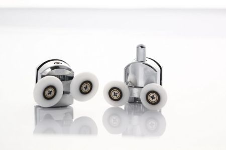 Душевой уголок Black&White Stellar Wind S101-800х800 радиальный профиль Серебристый хром стекло прозрачное, артикул 1018080