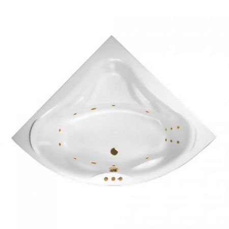 Ванна EXCELLENT Konsul 150x150 "SMART" (золото), артикул WAEX.KON15.SMART.GL