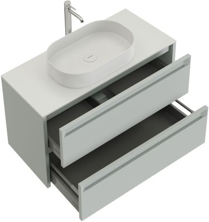 Тумба под раковину Allen Brau Fantasy 80 1.11001.PWM 2.0 папирус матовый, артикул 1.11001.PWM 2.0